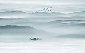 水墨山水图