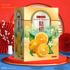橙子包裝 臍橙禮盒 