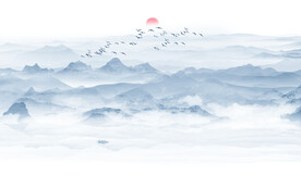 水墨山水图