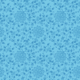 高清藍色面料花型設計