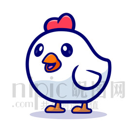 可愛(ài)卡通小雞