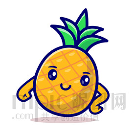 可愛卡通菠蘿