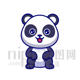 可愛卡通大熊貓