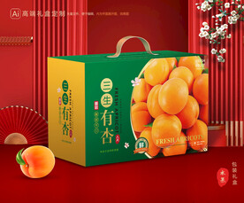 杏包裝 黃杏禮盒