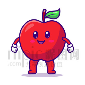 可愛卡通蘋果