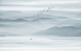 山水水墨画