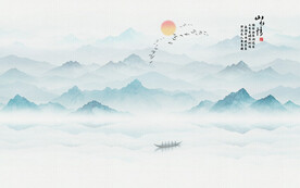 抽象山水畫