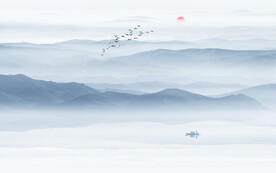 新中式客廳電視背景墻