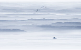 水墨山水風(fēng)景背景墻