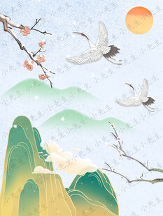 古風(fēng)國風(fēng)立冬冬至小雪大雪節(jié)氣