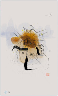 現(xiàn)代簡約黑白色塊拼接方形抽象畫