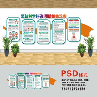 醫(yī)院文化墻 預(yù)防碘缺乏病