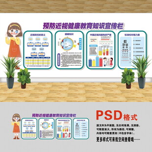 醫(yī)院文化墻 預防近視