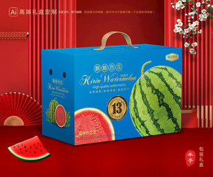 西瓜包裝 麒麟瓜禮盒