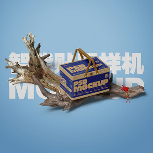 手提木質(zhì)收納盒樣機(jī)