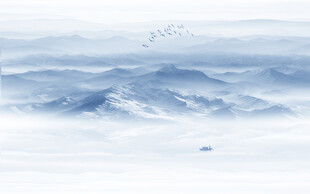 水墨山水画