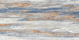 蓝灰橙相间大理石纹理