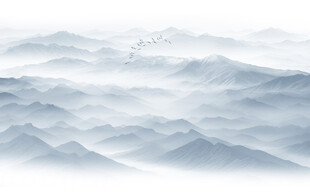 遠(yuǎn)山近水水墨風(fēng)景