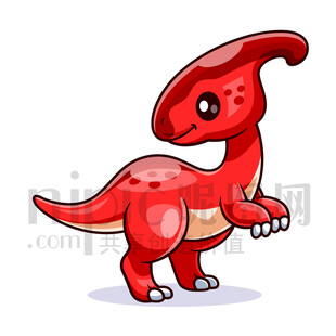 可爱卡通恐龙
