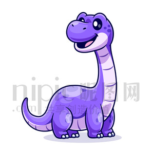 可愛卡通恐龍長(zhǎng)頸鹿