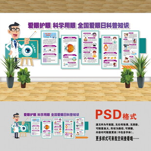 愛眼護眼文化墻