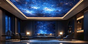 夢幻星空主題豪華客廳