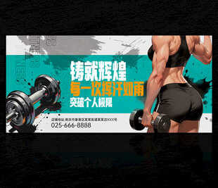 健身海報(bào)