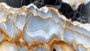 紋理獨(dú)特的精美瑪瑙切片