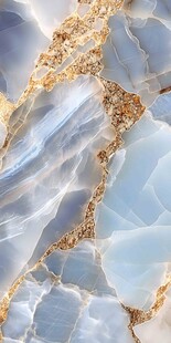 藍(lán)晶碎石與金色裝飾紋理