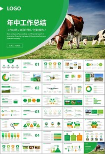 生態(tài)牧場畜牧業(yè)養(yǎng)殖乳業(yè)PPT