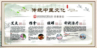 三伏天傳統中醫文化宣傳海報