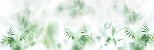 霧氣磨砂膜效果綠植貼圖