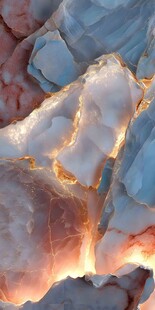 夢(mèng)幻熔巖巖石紋理畫面