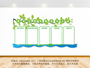 創(chuàng)青年文明號文化墻