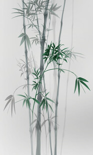 水墨竹子