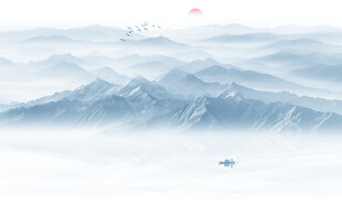 新中式电视背景墙