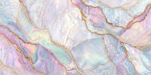 夢幻多彩貝殼紋理圖案