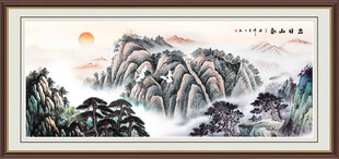 泰山日出千里江山圖