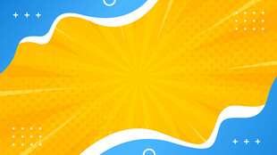 黃色漸變波浪背景圖案