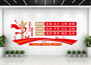 核心價(jià)值觀文化墻