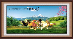 駿馬圖八馬圖八駿圖