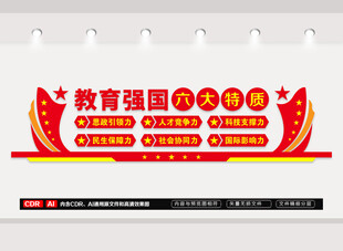 教育強國文化墻