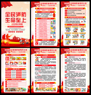 消防安全海報(bào)掛圖