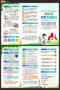 2025年世界艾滋病日折頁