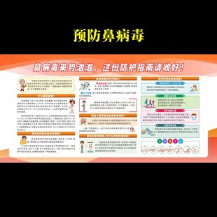 鼻病毒展板宣傳欄