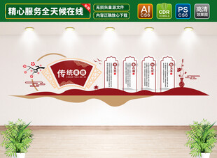 傳統(tǒng)美德文化墻