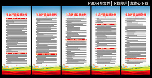 生態(tài)環(huán)境監(jiān)測條例展板