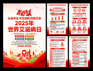 2025年世界艾滋病日海報