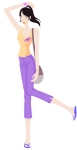 背包女孩