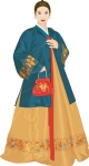 传统韩国美女